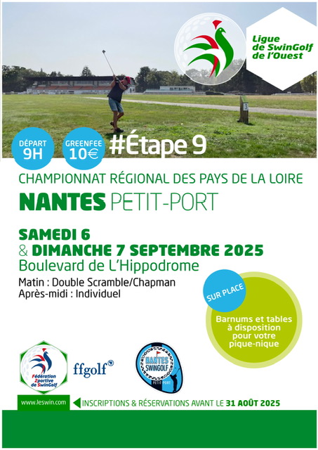 Lire la suite à propos de l’article Championnat de ligue PDL à Nantes – samedi 6 et dimanche 7 septembre