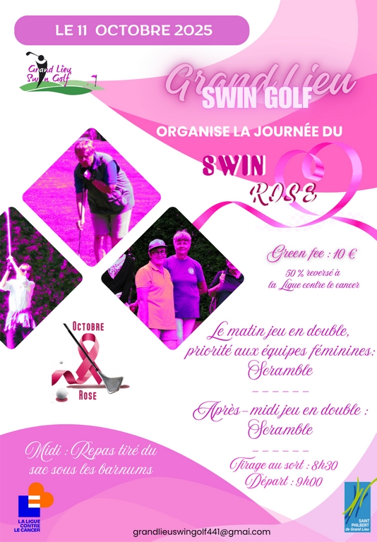 Lire la suite à propos de l’article Swin Rose – St Philbert – samedi 11 octobre